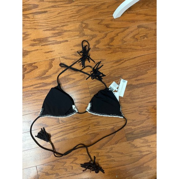 O’Neill XL Triangle Crochet‎ Fringe Bikini Top - Picture 10 of 10